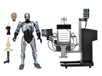 RoboCop Ultimate Battle Damaged RoboCop with Chair Figura Neca
