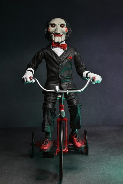 Saw Billy the Puppet on Tricycle 12" Figura Neca