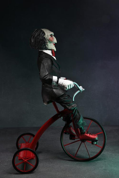 Saw Billy the Puppet on Tricycle 12" Figura Neca