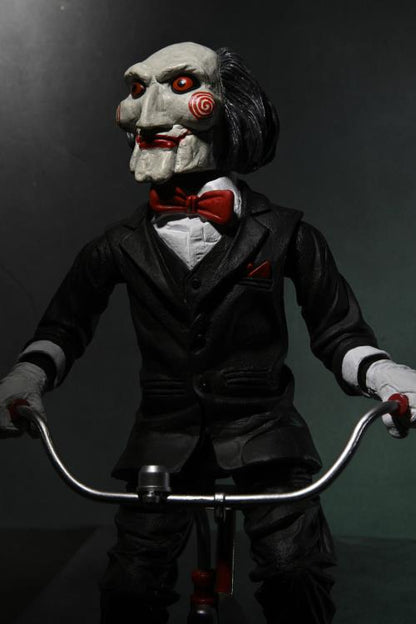 Saw Billy the Puppet on Tricycle 12" Figura Neca