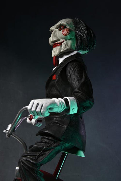 Saw Billy the Puppet on Tricycle 12" Figura Neca