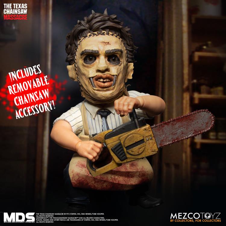 The Texas Chainsaw Massacre (1974) MDS Leatherface Figura Mezco