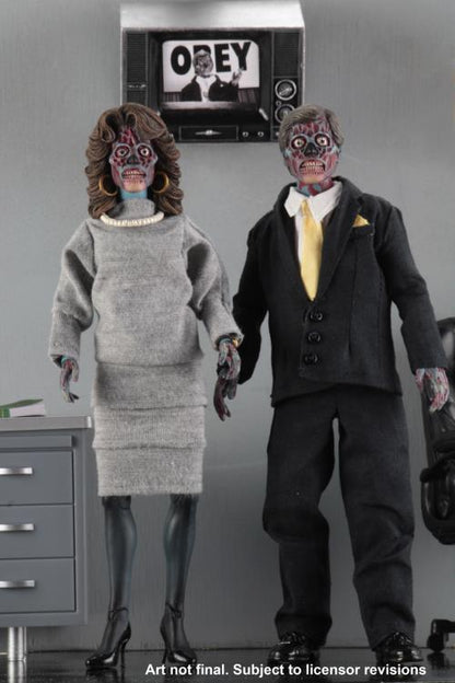 They Live Clothed Alien Two-Pack Figuras Neca