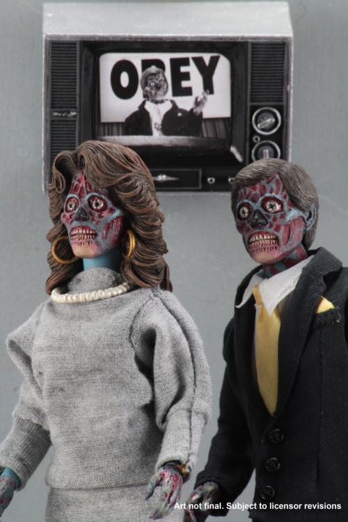 They Live Clothed Alien Two-Pack Figuras Neca