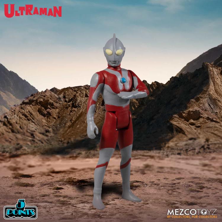 Ultraman 5 Points Ultraman and Red King Box Set Mezco