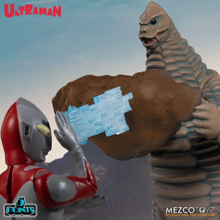 Ultraman 5 Points Ultraman and Red King Box Set Mezco