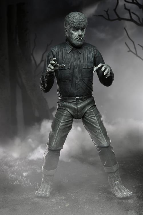 Universal Monsters Ultimate The Wolf Man (Black & White) Figura Neca