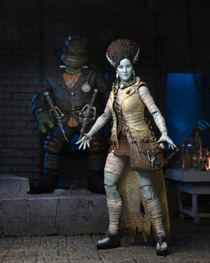 Universal Monsters x TMNT Ultimate April O'Neil as The Bride Of Frankenstein Neca